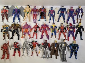 (LOTE de 26) Figuras de acción ToyBiz vintage de los años 90 X-Men, Marvel, Deadpool y más - Imagen 1 de 8