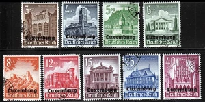 Deutsche Besetzung Luxemburg 33-41, Winterhilfswerk, gestempelt - Bild 1 von 1