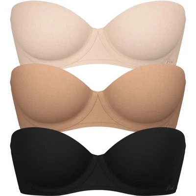 Victoria's Secret PINK Smooth Wear Everywhere Strapless Push Up Bra #11267410 - Image 1 of 2