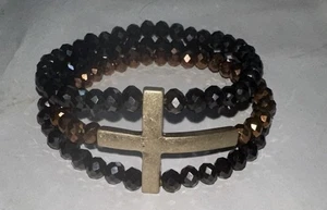 Jbloom Martha Cross Stretch Bracelet up to 8" NWOB - Picture 1 of 3