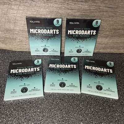 5 PACKS Tole Vita Deep Blemish Acne Microdarts, 9 Patches Per Box New - Image 1 of 4