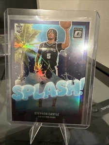 2024-25 Panini Donruss Optic - Splash! Stephon Castle #14 Purple Prizm (RC) - Picture 1 of 2