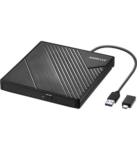 Unità DVD esterna USB 3.0 USB CD masterizzatore CD Amicool CD/DVD +/-RW unità ottica - Foto 1 di 6