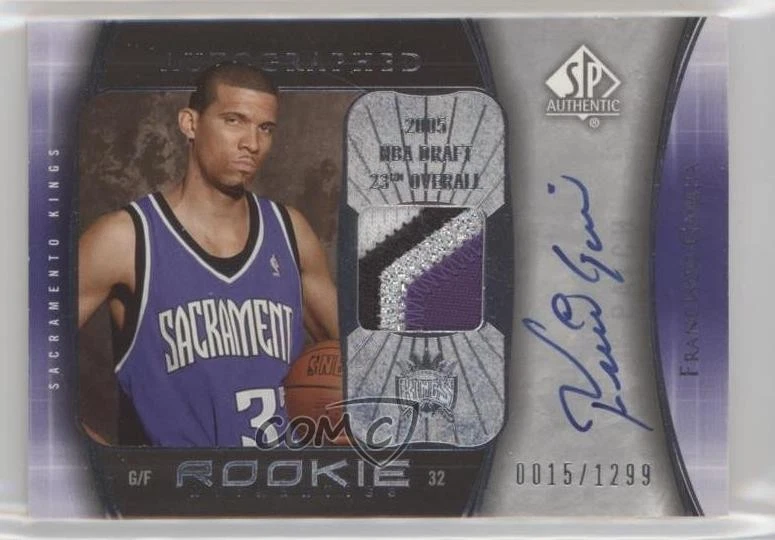 2005 SP Authentic Authentics /100 Francisco Garcia #113 RPA Rookie Patch Auto RC - Image 1 of 2