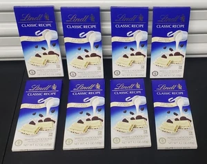 Lote de 8 galletas y crema Lindt Classic receta chocolate blanco barra 4,2 oz - Imagen 1 de 4