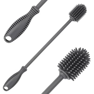 Silicone Bottle Cleaning Brush With Long Handle, 12.5" Water Bottle Cl - Picture 1 of 7