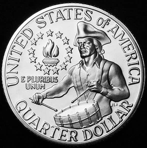 1776 1976 S Washington Bicentennial Quarter ~ From 1975 US Mint Proof Set - Picture 1 of 2