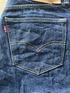 Levi's Blue Denim Men's Jeans Button Fly Made in Mexico 33x30 - Picture 1 of 14