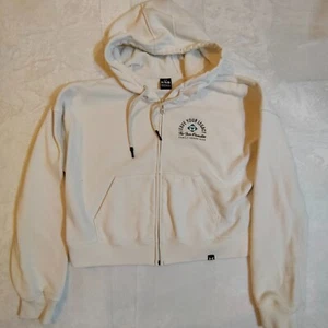 Under Armour Women's White Cotton Printed Sports Sweatshirt Hoodie Size XL - Picture 1 of 9