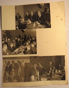 Burschenschaft Turingia Brunswick - pub di Natale 1958 / 4x foto - Foto 1 di 1