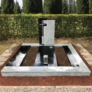 Grabstein, Kreuz, Grabmale, Doppelgrab, Doppelgrabstein, Rubas - Bild 1 von 2