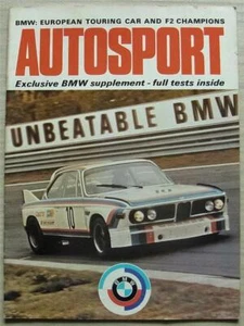 AUTOSPORT EXCLUSIVE BMW SUPPLEMENT Magazine 1974 Motorsport CSi Si 2002Tii - Picture 1 of 4