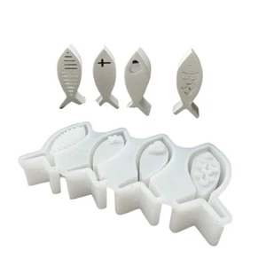 Handmade 4 Cavities Fish Shape Atmospheres Lamp Mold for Creative Homes Decors - Bild 1 von 8