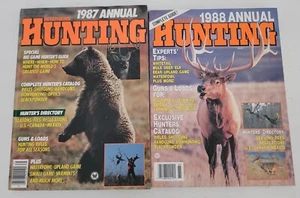 1987 & 1988 Petersen's Annual Hunting Guide Directory Catalog EUC! Big Game - Picture 1 of 7