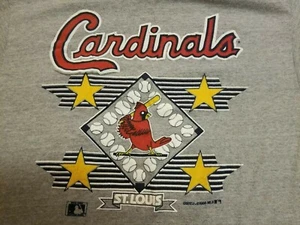 Vintage 1988 Signal Sports MLB St Louis Cardinals T-Shirt Herren L Home Of The Cards - Bild 1 von 11