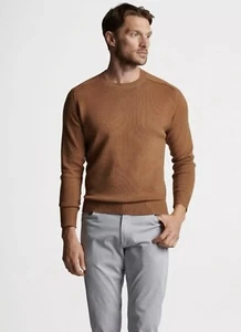 Peter Millar Hazelwood Alpine Saddle Shoulder Crewneck Sweater Cashmere Wool XXL - Picture 1 of 3