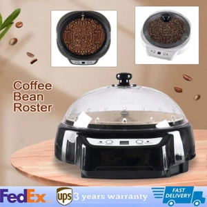 Home Electric Timed Auto Coffee Beans Roaster Coffee Roasting Baking Machine USA - Picture 1 of 6