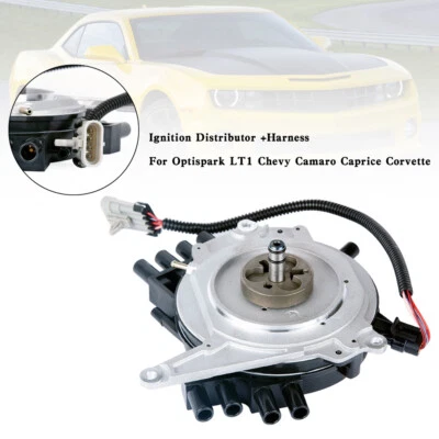 Ignition Distributor +Harness For Optispark LT1 Chevy Camaro Caprice Corvette ZA - Image 1 of 4