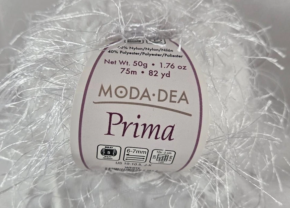 Moda Dea Yarn Prima 60% Nylon 40% Polyester 82y  50g 1.76oz - Image 1 of 1