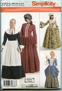 Misses Pilgrim Pioneer Colonial Simplicity Sewing Pattern - Sizes 6-12 - NEW - Picture 1 of 2