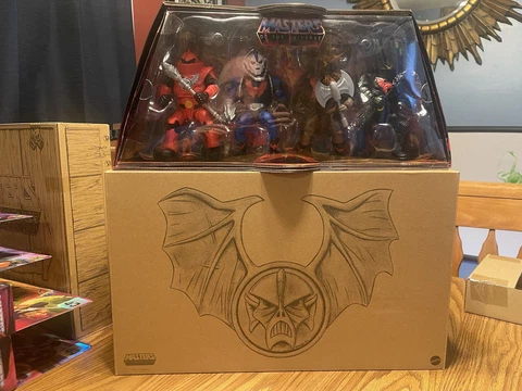 MOTU Origins Evil Horde 4-Pk POWER-CON Exclusive- Collector Cards Included Cover