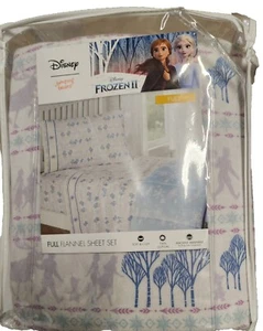 Jumping Beans Disney Frozen II Flannel Full Sheet Set. Elsa Anna Sven New - Picture 1 of 23