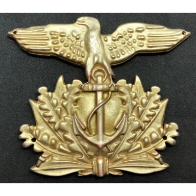 FREGIO DA BASCO O CAPPELLO MARINA REPUBBLICANA RSI ARTIGLIERIA COSTIERA MOD. 2 - Immagine 1 di 2