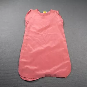 Zimmermann Womens Shift Dress 2 or 12(AU) Pink Pure Silk Loose Fit Tunic Summer - Picture 1 of 10