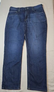 Jeans Carhartt Herren 36x34 Blau Straight Leg Denim Top Zustand. - Bild 1 von 10