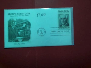 U. S. Stamp FDC -1700  - Adolph Ochs  - Artmaster -  comb. shipping - Picture 1 of 1