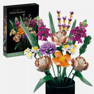 756pcs/Set Wildflower Bouquet Flower Model Building Blocks Toys Gift NEW - Picture 1 of 7