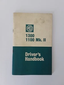 MG 1300, 1100 Mk.II FAHRERHANDBUCH. 1970 - Bild 1 von 4