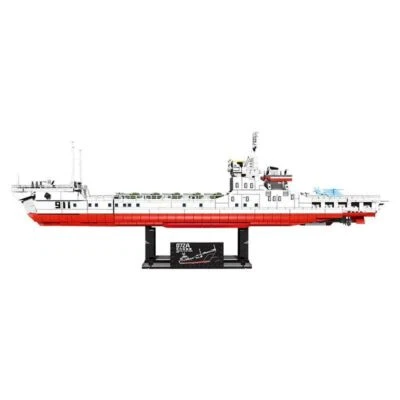 Building Blocks MOC Military WW2 072A Tank Landing Ship Brick DIY Model Kids Toy - Image 1 of 4