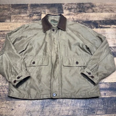 Rainforest Suede Jacket Thermolite Active Insulation Barn Coat Lined L - Image 1 of 4