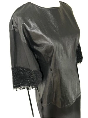 Dries Van Noten黑色连衣裙。 法国尺寸 40。 美国尺寸 8 或 M. 全新带标签。 全新带标签 — 第 1/4 张图片