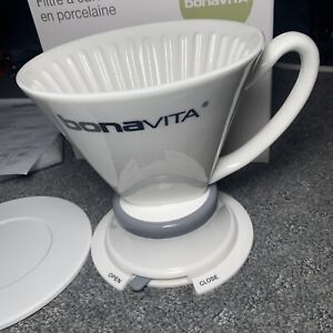 BONAVITA Ceramic Immersion Dripper, Single Cup Hybrid Pour Over Coffee Maker New