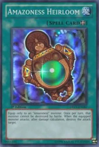YUGIOH - Amazoness Heirloom - DREV-EN087 - Super Rare - 1st Edition - NM - FLAT  - Image 1 of 1