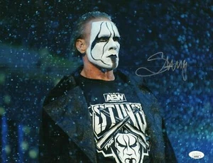 Sting Signed AEW Debut Wrestling 11X14 Photo WWE WWF WCW NWO Autograph JSA Coa - Picture 1 of 1