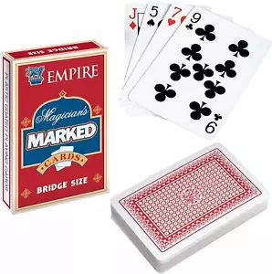 SECRET MARKED PLAYING CARDS DECK MAGIC TRICKS POKER MAGICIANS BIRTHDAY PRESENT - Picture 1 of 4