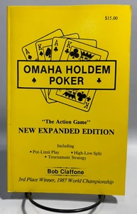 Omaha Holdem Poker von Bob Ciaffone, 1989 Neu Expanded Edition - Bild 1 von 8