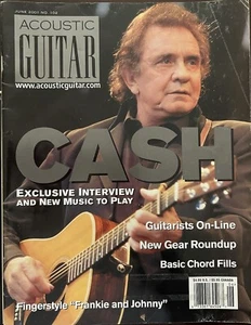 Acoustic Guitar Magazine (June 2001) JOHNNY CASH - Picture 1 of 1