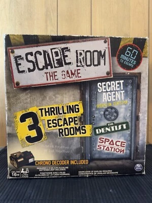 Escape Room The Game 3 Thrilling Rooms Secret Agent, Dentist, Space Station - Image 1 of 4