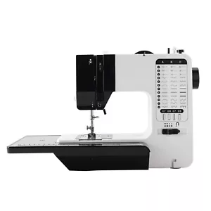 12 Stiche Mini Nähmaschine Elektrisch mit Doppelfaden und Erweiterungstisch EU - Bild 1 von 14