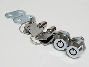 7/8" Rohrnocken Zylinderschlösser gleichschließend Einzelposition für Schlüsselentfernung Menge 2 - Bild 1 von 5