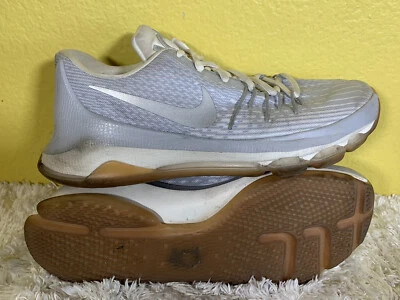 Youth Nike KD 8 GS Easter Basketball Shoes 768867-019 Size 7Y Wolf Grey / Silver - Image 1 of 4