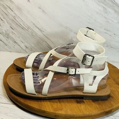 sandalias city clasificadas talla 9 blancas Foto 1 de 4