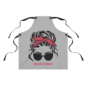 Cute Bariatric Babe Baking Apron Bariatric Surgery Apron - Picture 1 of 4