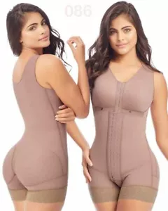 FAJAS COLOMBIANAS MODELLATORE CINTURA CORTA POST CHIRURGIA LIPOSUZIONE DPRADA 11086 - Foto 1 di 4