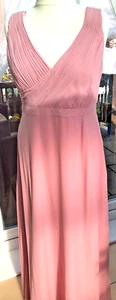 REDUCED New with tags - V Very size 18 Pink Maxi Evening dress gown app 60" long - Picture 1 of 6