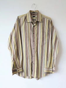 Paul Smith Men's Dress Shirt Multicolor Striped French Cuff Cocktails LT Italy - Picture 1 of 6